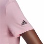 Maglia a Maniche Corte Donna Adidas Loungewear Essentials Slim Logo Rosa