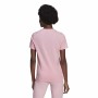 Maglia a Maniche Corte Donna Adidas Loungewear Essentials Slim Logo Rosa