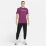 Maglia a Maniche Corte Uomo Nike Dri-Fit Violetta