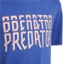 Maglia a Maniche Corte per Bambini Adidas Predator Azzurro