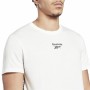 Maglia a Maniche Corte Uomo Reebok Tape Bianco