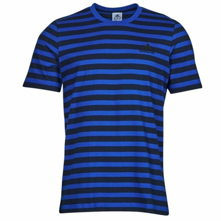 Maglia a Maniche Corte Uomo Adidas Stripty SJ Azzurro