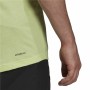 Maglia a Maniche Corte Uomo Adidas Aeroready Designed 2 Move Verde