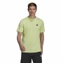 Maglia a Maniche Corte Uomo Adidas Aeroready Designed 2 Move Verde