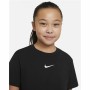 Maglia a Maniche Corte per Bambini Nike Sportswear Nero