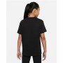 Maglia a Maniche Corte per Bambini Nike Sportswear Nero