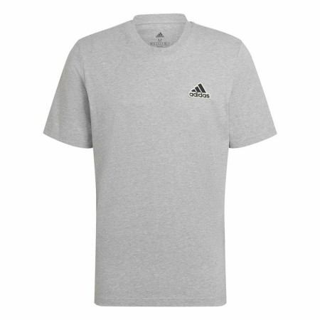 Maglia a Maniche Corte Uomo Adidas Essentials Feelcomfy Grigio