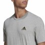 Maglia a Maniche Corte Uomo Adidas Essentials Feelcomfy Grigio