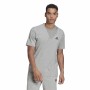 Maglia a Maniche Corte Uomo Adidas Essentials Feelcomfy Grigio