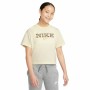 Maglia a Maniche Corte per Bambini Nike Sportswear Beige