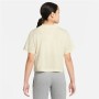 Maglia a Maniche Corte per Bambini Nike Sportswear Beige