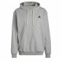 Felpa con Cappuccio Uomo Adidas Essentials Feelcomfy Grigio