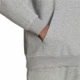 Felpa con Cappuccio Uomo Adidas Essentials Feelcomfy Grigio