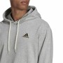 Felpa con Cappuccio Uomo Adidas Essentials Feelcomfy Grigio