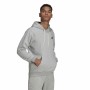 Felpa con Cappuccio Uomo Adidas Essentials Feelcomfy Grigio