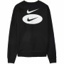 Felpa senza Cappuccio Uomo Nike Swoosh League Nero