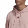 Felpa con Cappuccio Uomo Adidas Essentials Rosa