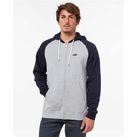 Felpa con Cappuccio Uomo Rip Curl Grigio chiaro