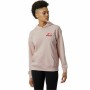 Felpa con Cappuccio Donna New Balance Essentials Candy Rosa