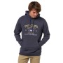 Felpa con Cappuccio Uomo Rip Curl Radiate Blu scuro