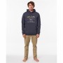 Felpa con Cappuccio Uomo Rip Curl Radiate Blu scuro