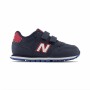 Scarpe da Tennis Casual Bambino New Balance 500 HookLoop Blu scuro