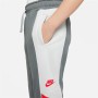 Pantalone di Tuta per Bambini Nike Sportswear Bianco Grigio scuro