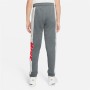 Pantalone di Tuta per Bambini Nike Sportswear Bianco Grigio scuro