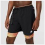 Pantaloncino Sportivo New Balance Impact Run 2 in 1 Nero Uomo