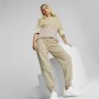 Pantalone di Tuta per Adulti Puma Colorblock Beige Donna