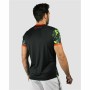 Maglia Sportiva a Maniche Corte Cartri Castri Cobra Verde Padel Nero