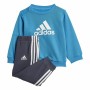 Completo Sportivo per Neonati Adidas Badge of Sport French Terry Azzurro