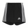 Completo Sportivo per Neonati Adidas Three Stripes Nero Bianco