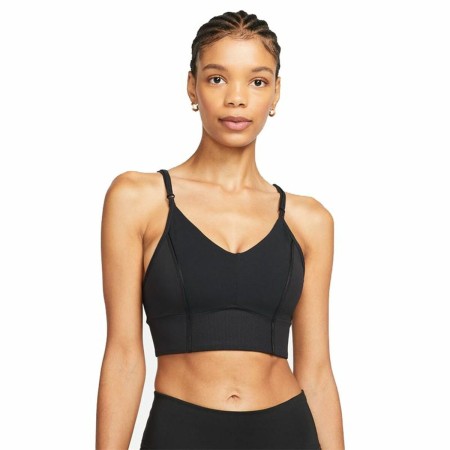 Reggiseno Sportivo Nike Yoga Dri-Fit Indy Nero