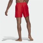 Costume da Bagno Uomo Adidas Solid Rosso