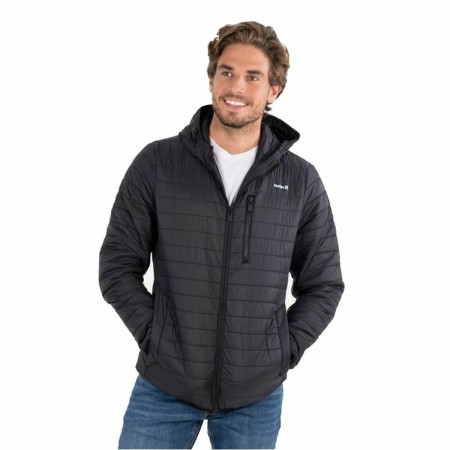 Giacca Sportiva da Uomo Hurley Balsam Quilted Packable Nero