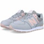 Scarpe Casual da Donna New Balance 574 Grigio Rosa