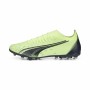 Scarpe da Calcio per Adulti Puma Ultramatch MG Fizzy Unisex Verde Chiaro