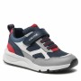 Scarpe da Tennis Casual Bambino Geox Rooner Grigio Blu Marino