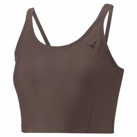 Top Sportivo Donna Puma Studio Ultrabare Strappy Marrone