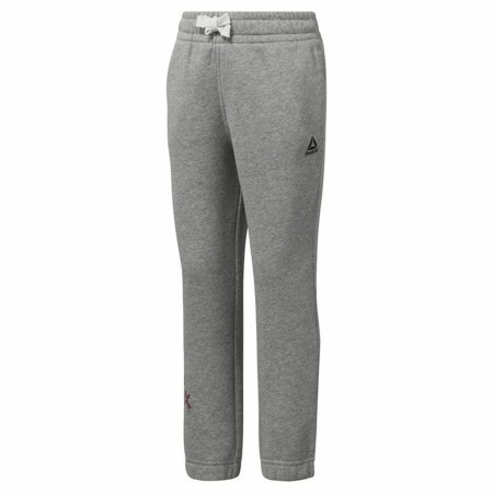 Pantalone Sportivo per Bambini Reebok Elem Fleece Grigio scuro