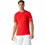 Maglia a Maniche Corte Uomo Asics Court SS Rosso