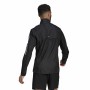 Giacca Sportiva da Uomo Adidas Marathon 3 Stripes Nero