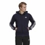 Giacca Sportiva da Uomo Adidas Essentials French Terry 3 Blu scuro