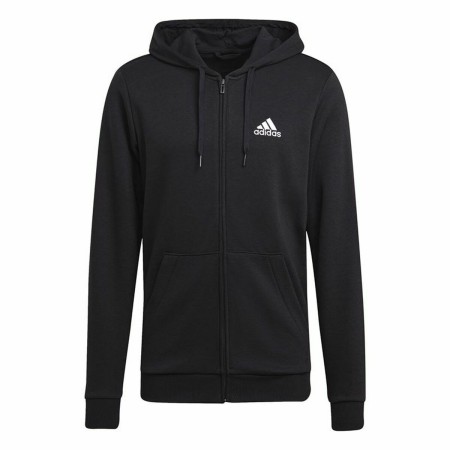 Giacca Sportiva da Uomo Adidas French Terry Big Logo Nero