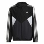 Giacca Sportiva da Bambini Adidas Coupe-Vent Colorblock Nero