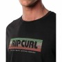 Maglia a Maniche Corte Uomo Rip Curl El Mama Nero Uomo