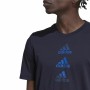 Maglia a Maniche Corte Uomo Adidas Designed To Move Logo