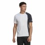 Maglia a Maniche Corte Uomo Adidas ColourBlock Bianco