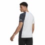 Maglia a Maniche Corte Uomo Adidas ColourBlock Bianco